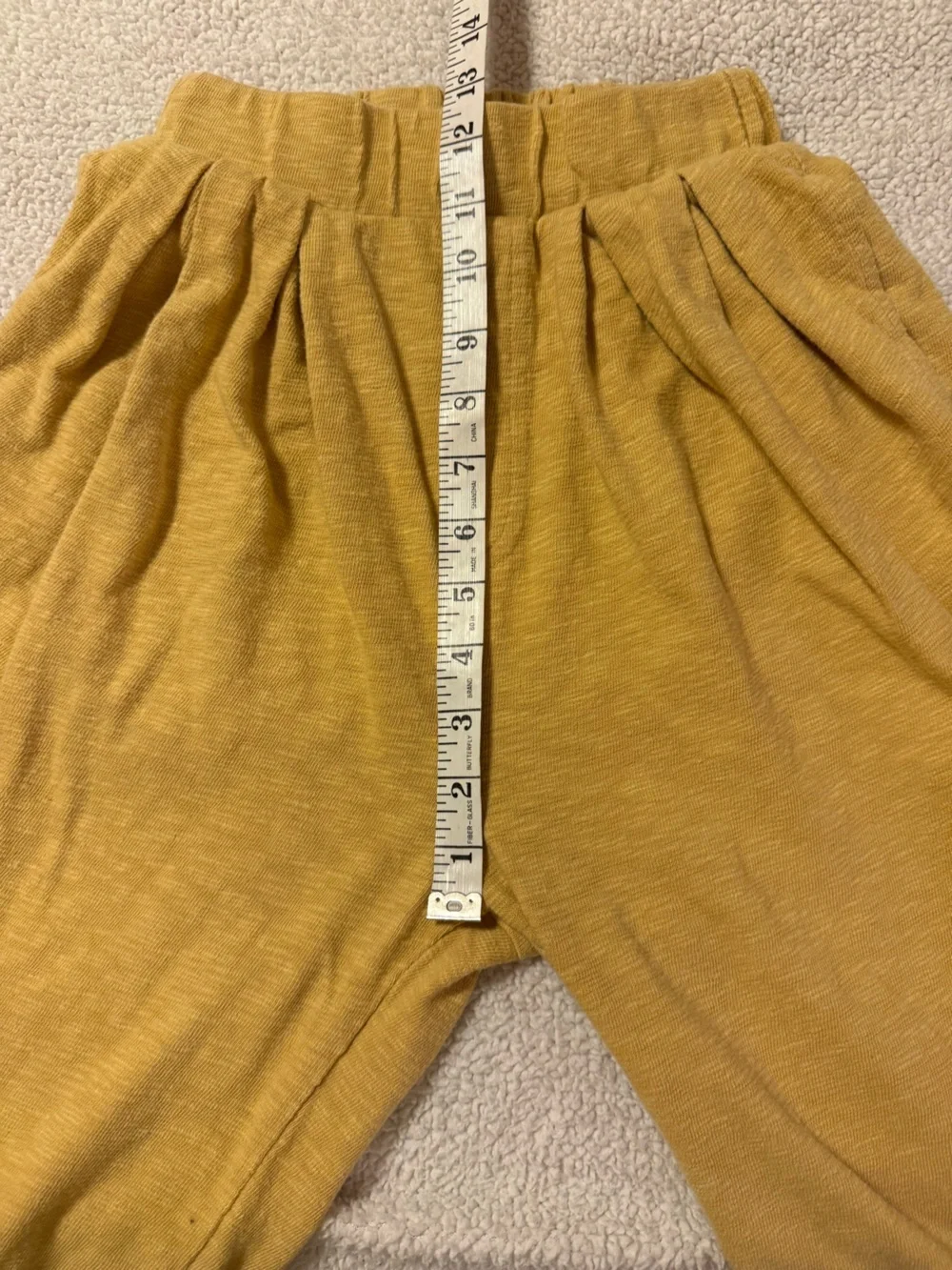 FP Beach Set Culver City Co-Ord Matching Pants Top Mustard Yellow Free People
